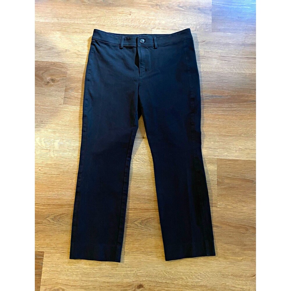 AYR The Daily Dose Pants Black Crop Bi-Stretch Dress Trousers Women's Size 30